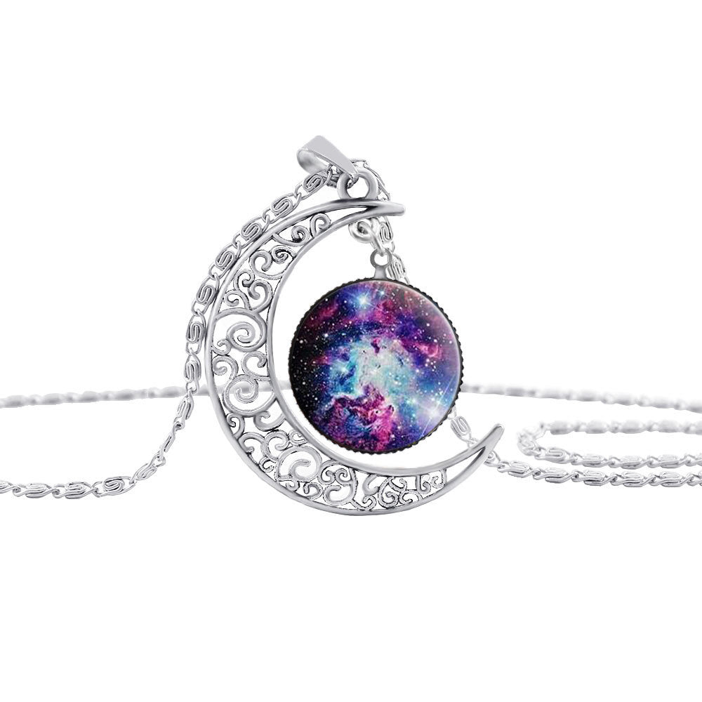 Women's Crescent Moon Necklace