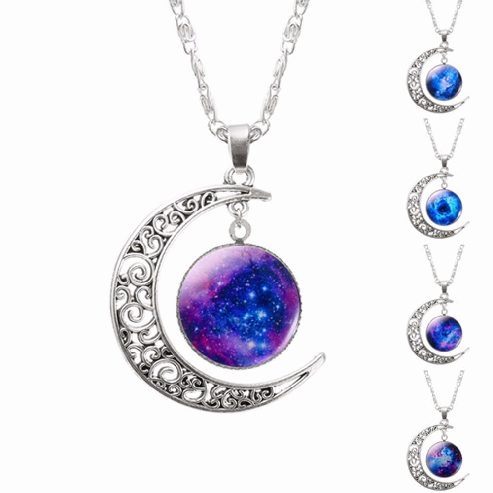 Women's Crescent Moon Necklace