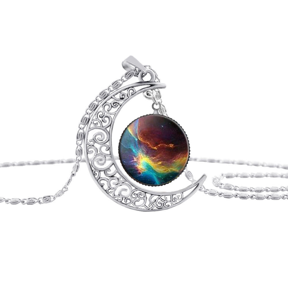 Women's Crescent Moon Necklace