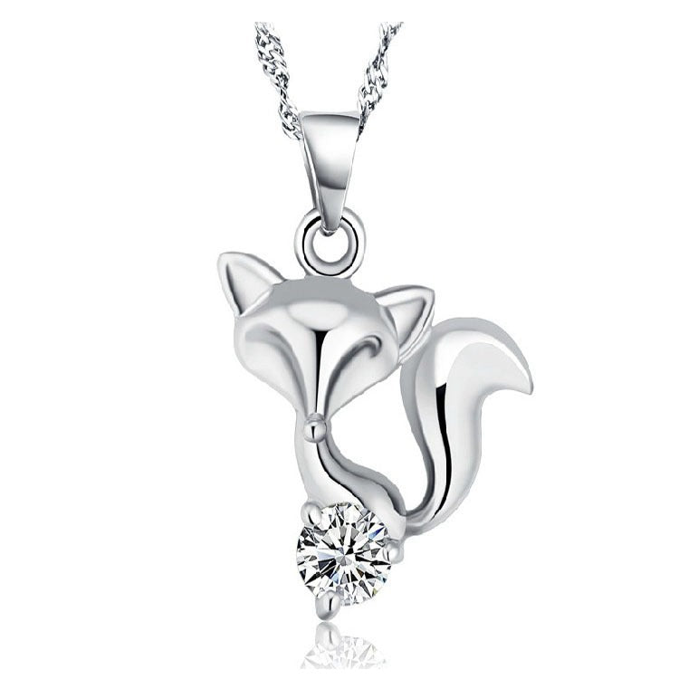 Fox Pendant Necklace