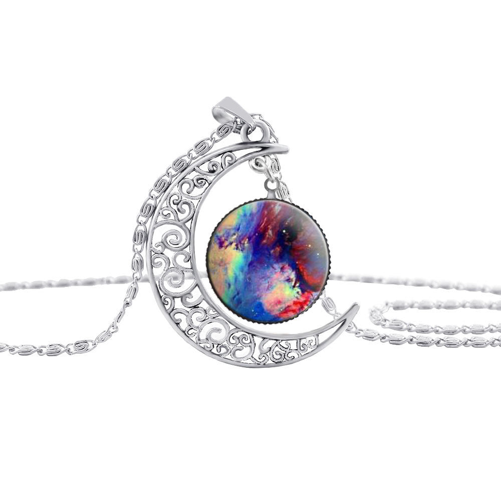 Women's Crescent Moon Necklace