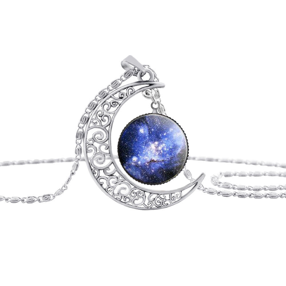 Women's Crescent Moon Necklace