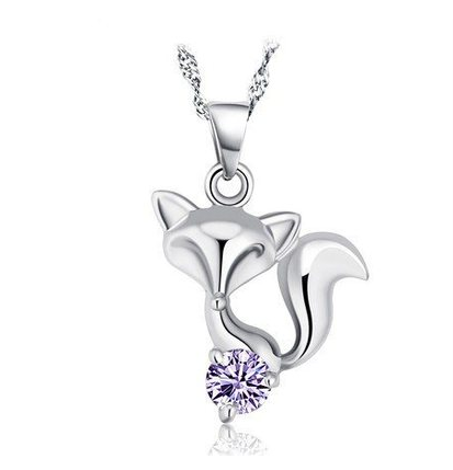 Fox Pendant Necklace
