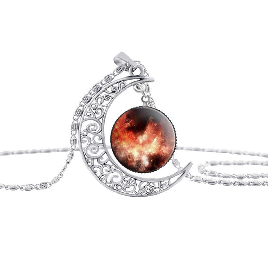 Women's Crescent Moon Necklace