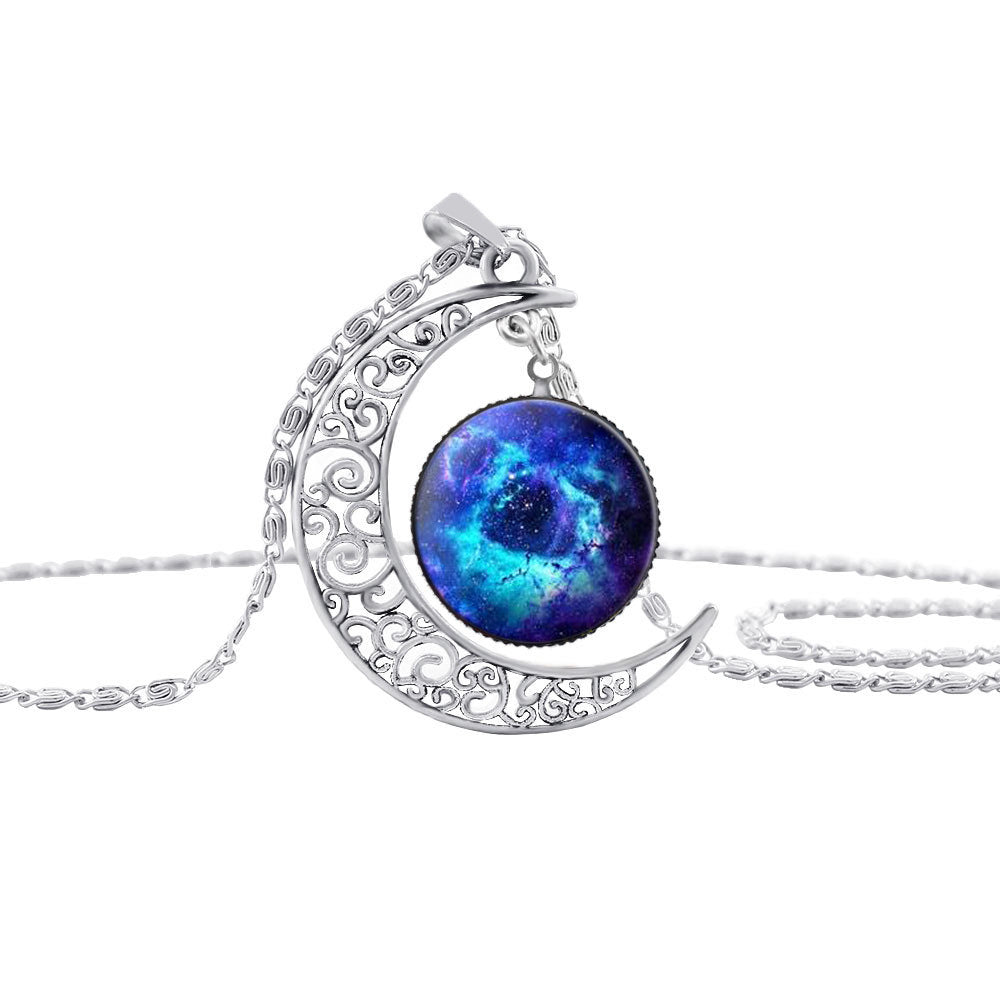 Women's Crescent Moon Necklace