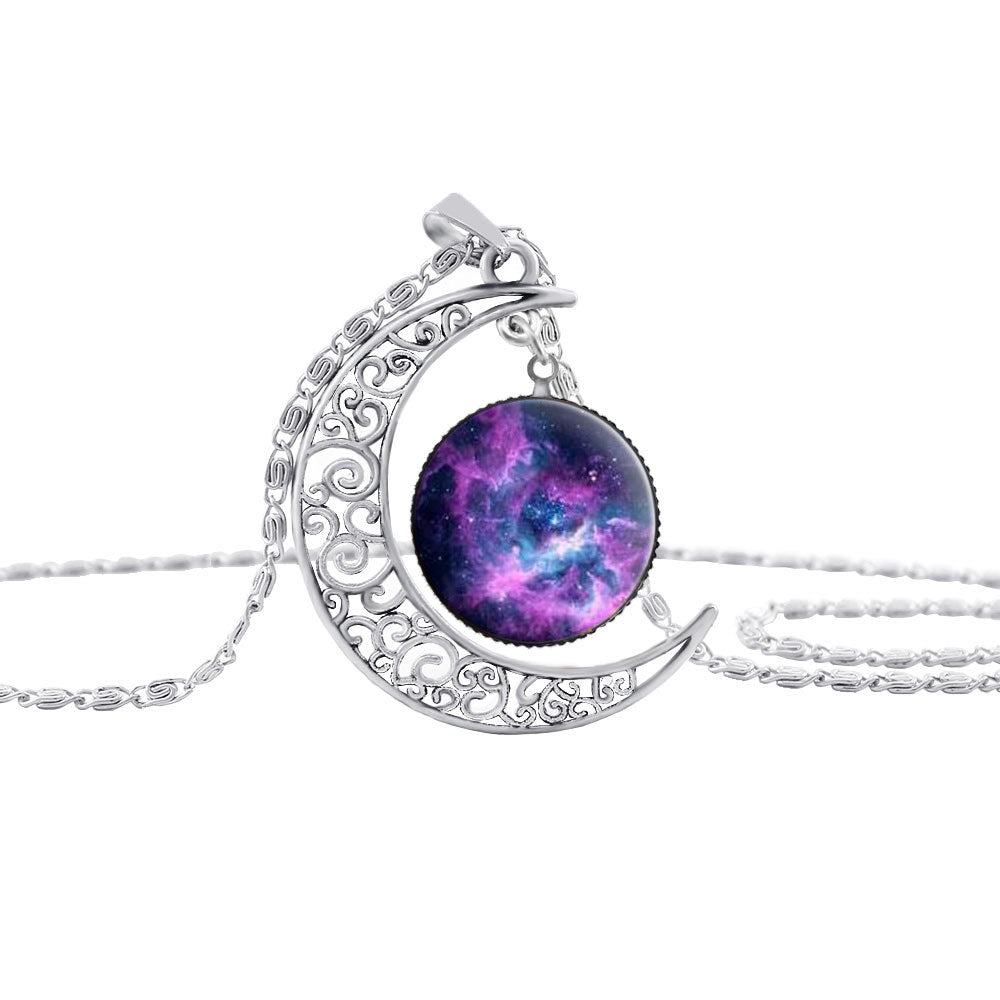 Women's Crescent Moon Necklace