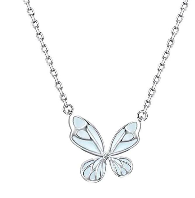 Butterfly Glow Necklace and Bracelet