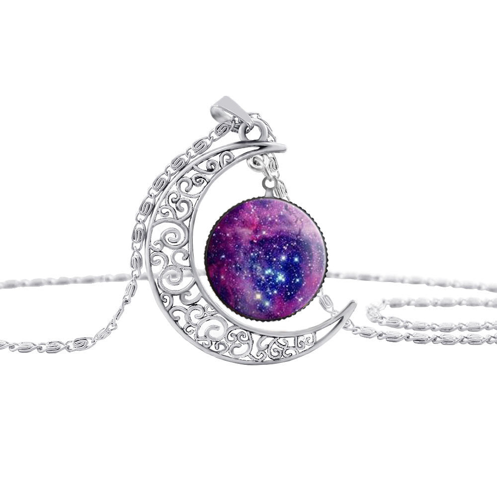 Women's Crescent Moon Necklace