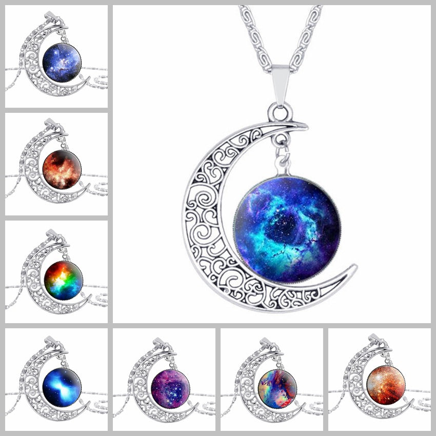 Women's Crescent Moon Necklace